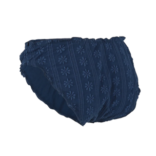 Careless Ruffles bikinitruse - Textured Black Iris
