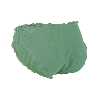 Careless Ruffles bikinitruse - Textured Vinyard Green