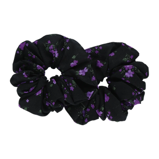 Careless Scrunchie 2 pk - Gloxinia AOP