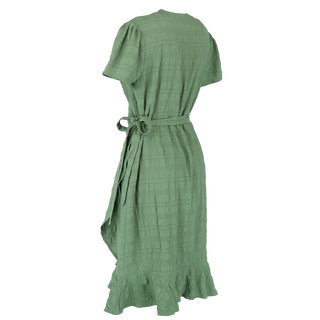 Careless Silja tekstur kjole - Grønn