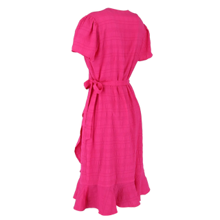 Careless Silja tekstur kjole - Rosa