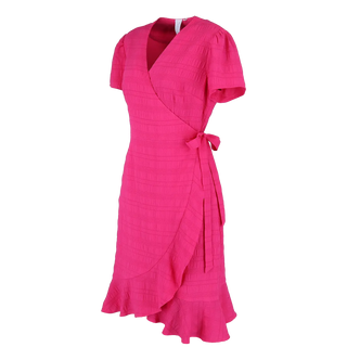 Careless Silja tekstur kjole - Rosa