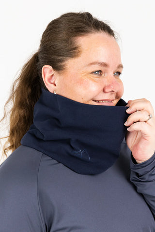 Careless Skjerva fleece hals - Mørk blå