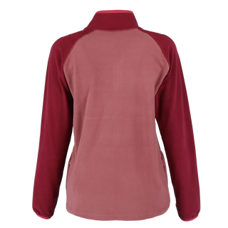 Careless Skjerva Fleece jakke - Burgunder / rosa