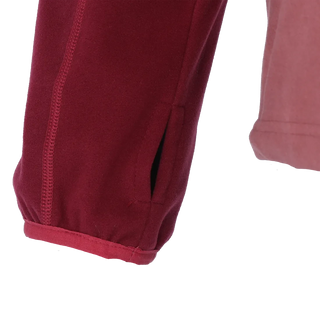 Careless Skjerva Fleece jakke - Burgunder / rosa