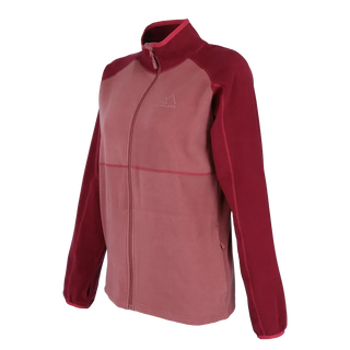 Careless Skjerva Fleece jakke - Burgunder / rosa