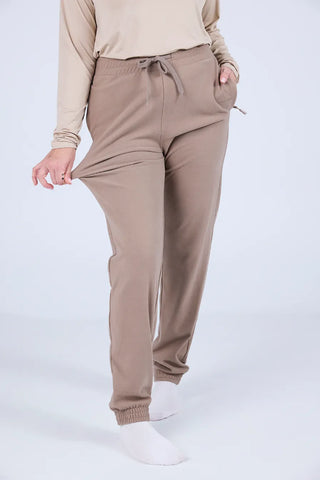 Careless Skjerva fleecebukse - Beige