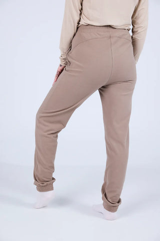 Careless Skjerva fleecebukse - Beige