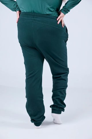 Careless Skjerva fleecebukse - Blågrønn