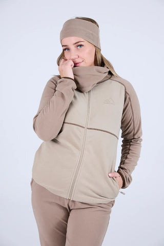 Careless Skjerva fleecejakke - Beige