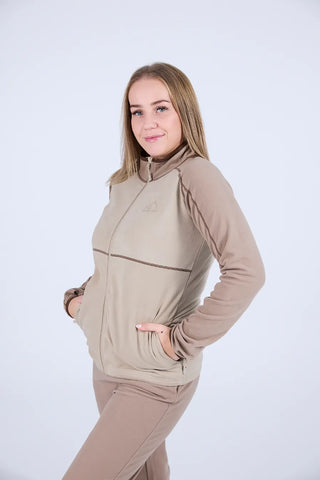 Careless Skjerva fleecejakke - Beige