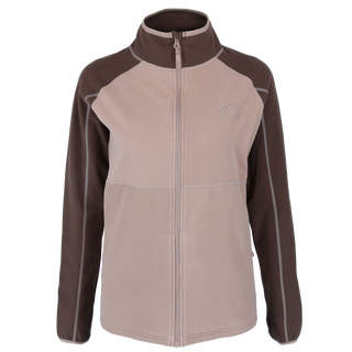 Careless Skjerva fleecejakke - Brun / beige