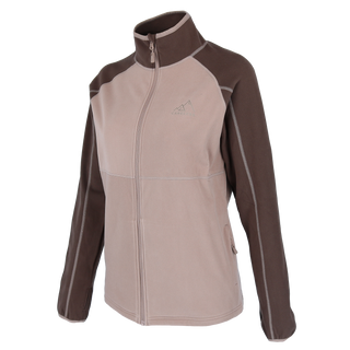 Careless Skjerva fleecejakke - Brun / beige
