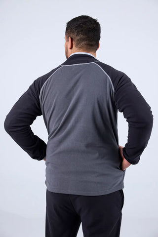 Careless Skjerva fleecejakke mann - Svart / grå