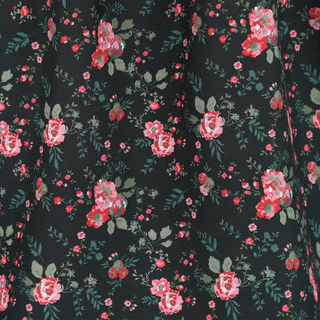 Careless Skjorte Festskjorte - Black floral