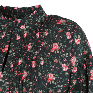 Careless Skjorte Festskjorte - Black floral