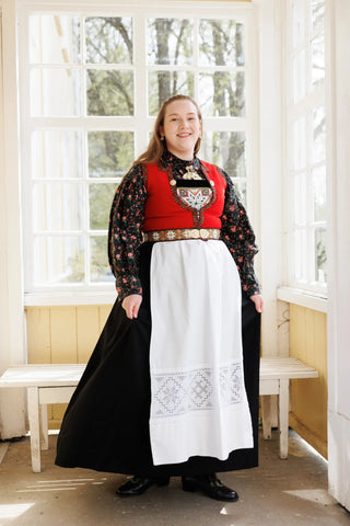 Careless Skjorte Festskjorte - Black floral