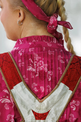 Careless Skjorte Festskjorte - Pink Floral