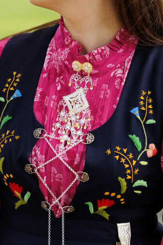 Careless Skjorte Festskjorte - Pink Floral