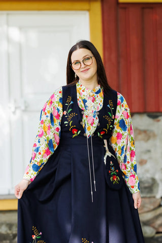 Careless Skjorte Festskjorte - White multicolor