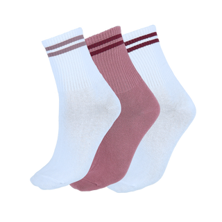 Careless Socks 3pk - Pink