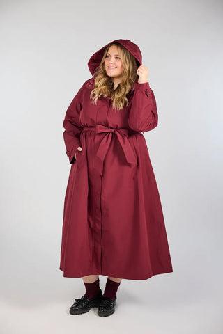 Careless Sonja regnjakke - Burgundy