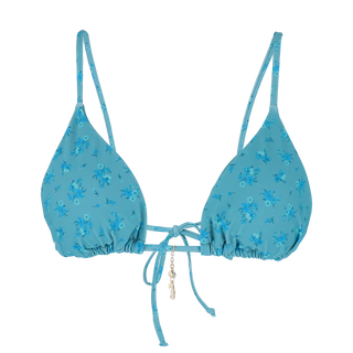 Careless Split bikinitopp - Brittany Blue AOP