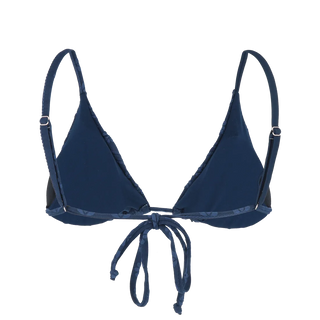 Careless Split bikinitopp - Textured Black Iris