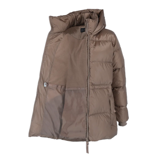 Careless Thea pufferjakke kort - Brun