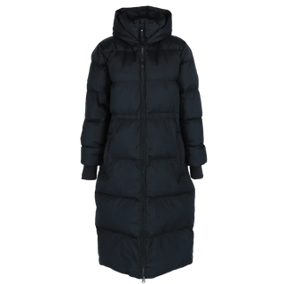 Careless Thea pufferjakke lang - Svart