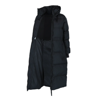 Careless Thea pufferjakke lang - Svart