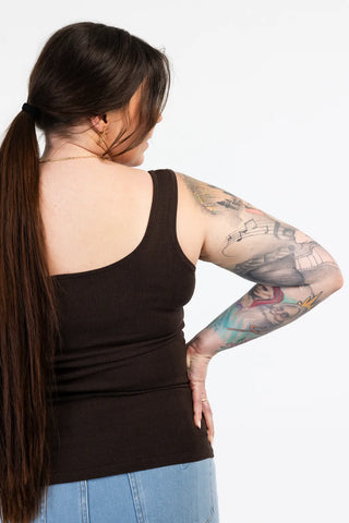 Careless Topp Eva lang topp - Brun