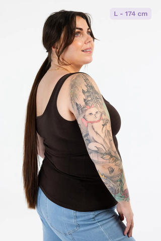 Careless Topp Eva lang topp - Brun