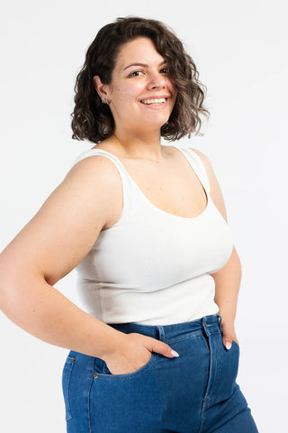 Careless Topp Eva lang topp - Hvit