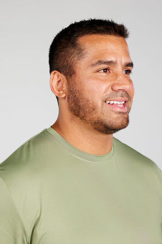 Careless Trenings t-skjorte Active Man T-shirt - Oil Green
