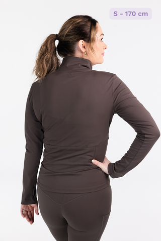 Careless Treningsjakke Active soft jacket - Brun