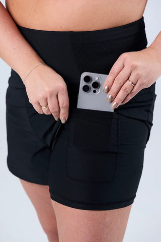 Careless Treningsshorts Active Lady Running Shorts - Black