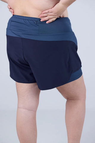 Careless Treningsshorts Active Lady Running Shorts - Blue