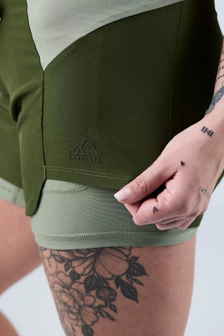 Careless Treningsshorts Active Lady Running Shorts - Green