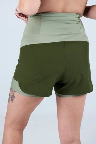 Careless Treningsshorts Active Lady Running Shorts - Green