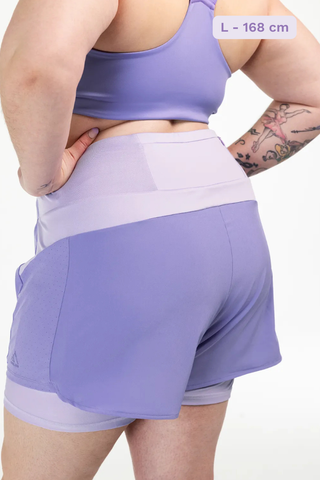 Careless Treningsshorts Active Lady Running Shorts - Lilla