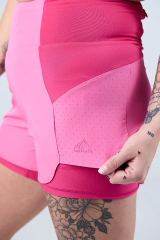 Careless Treningsshorts Active Lady Running Shorts - Pink