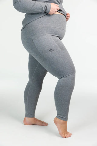 Careless Treningstights Active melert tights - Grå