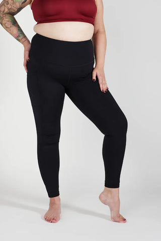 Careless Treningstights Active shape tights - Black