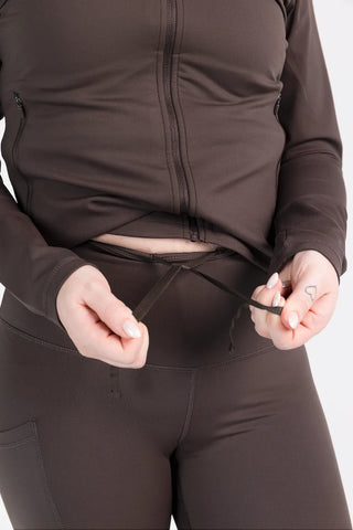 Careless Treningstights Active shape tights - Brun