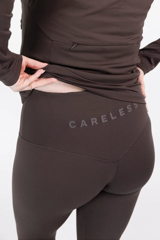 Careless Treningstights Active shape tights - Brun