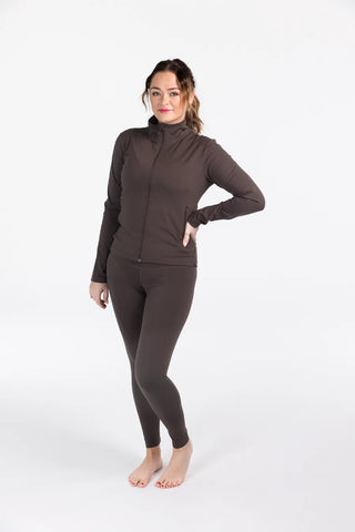 Careless Treningstights Active shape tights - Brun