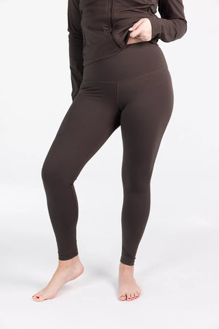 Careless Treningstights Active shape tights - Brun