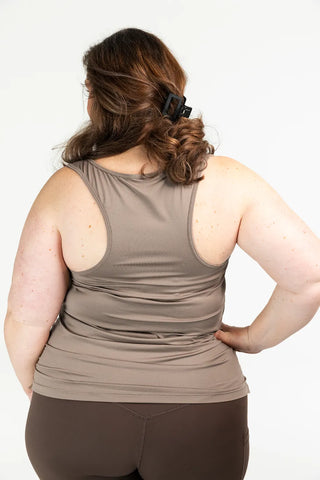 Careless Treningstopp Active top - Beige