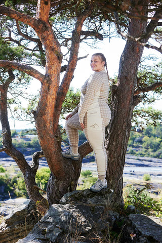 Careless Ull Fjorda merinoull longs - Beige